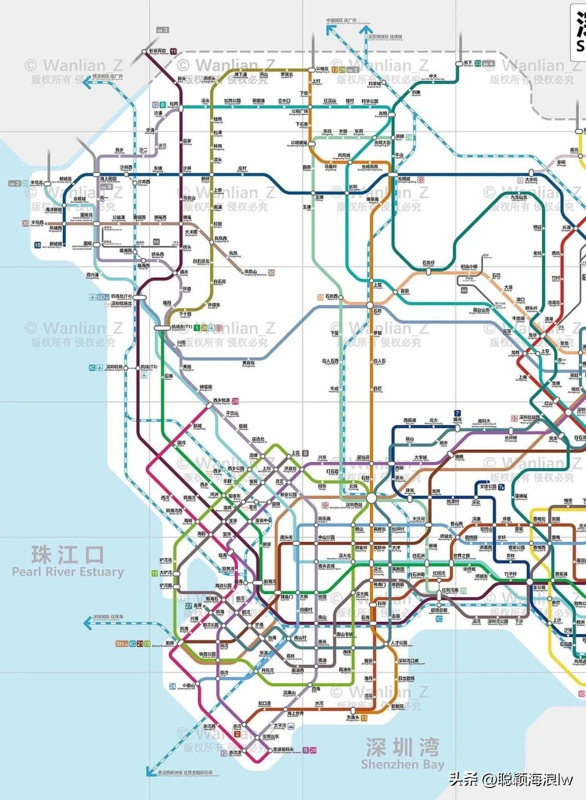 深圳地鐵線路圖最新概覽